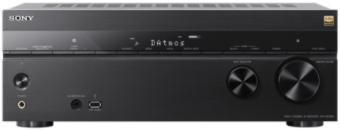 2 Channel Dolby Atmos Wi Fi Network Av Receiver - Sony 1080 Receiver (400x157), Png Download