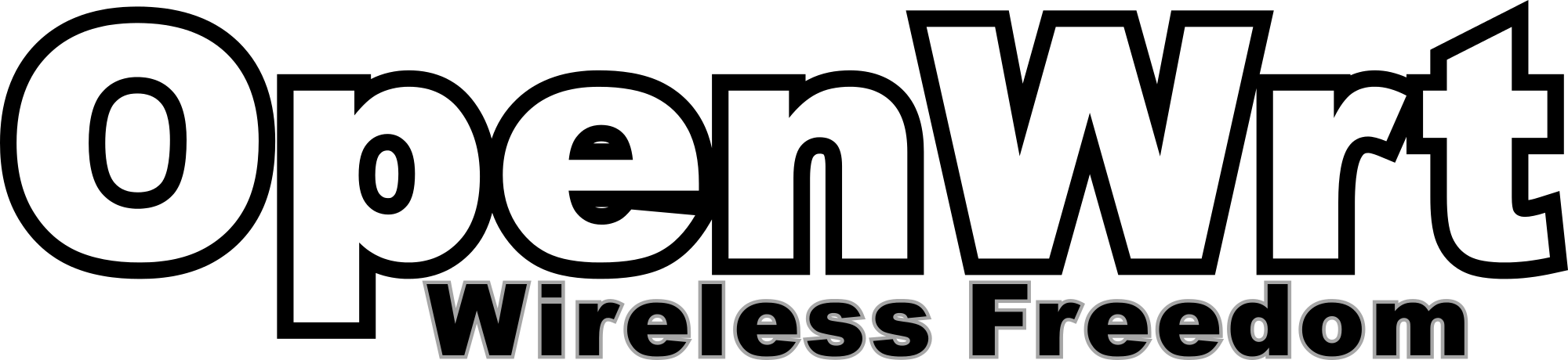 What Is Openwrt - Openwrt Logo (2000x460), Png Download
