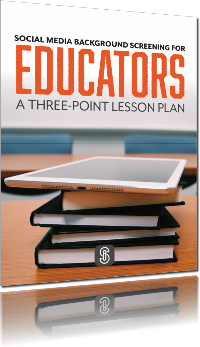 Social Media Background Screening For Educators - School (720x1114), Png Download