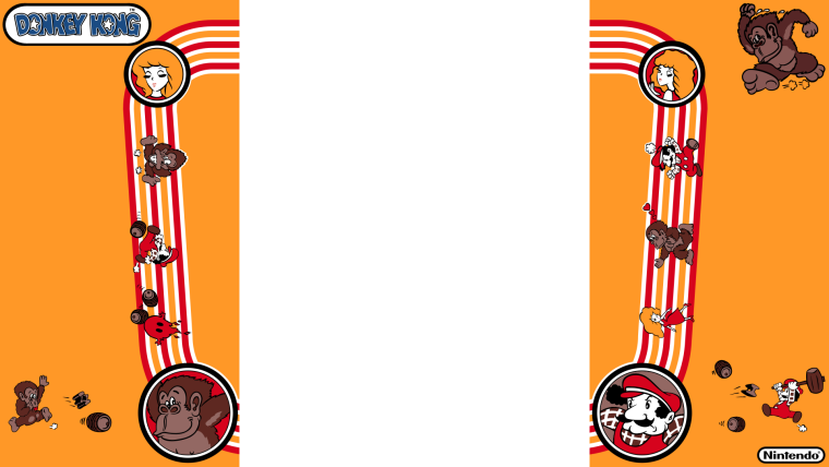 Tin Sign Donkey Kong Arcade A329 (760x428), Png Download