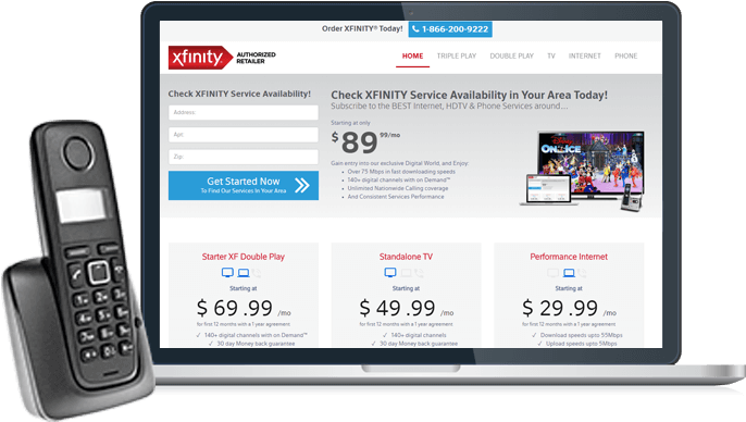 Xfinity Double Play - Comcast (713x420), Png Download