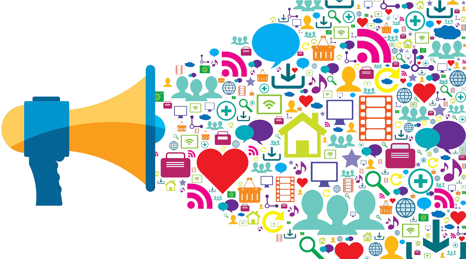 Socialmedia - Social Media (acred Cara) (1700x908), Png Download