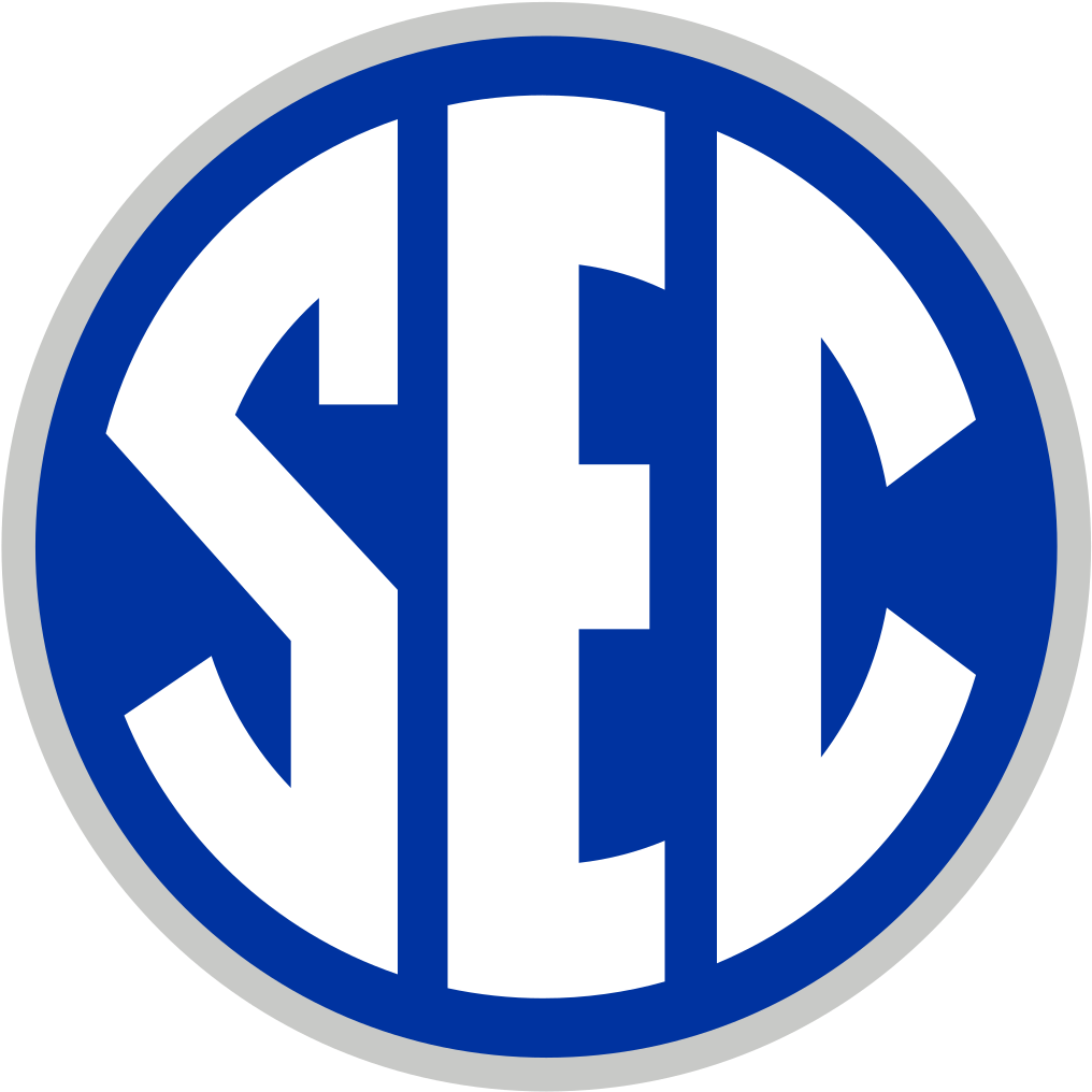 Sec Logo In Kentucky Colors - Sec Football Logo (1024x1024), Png Download