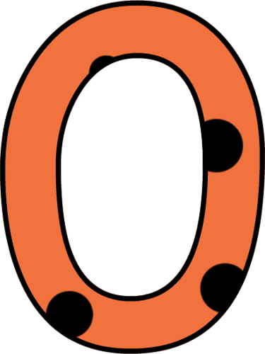 Lisete Frightnight Alphanumbers - Number (375x500), Png Download