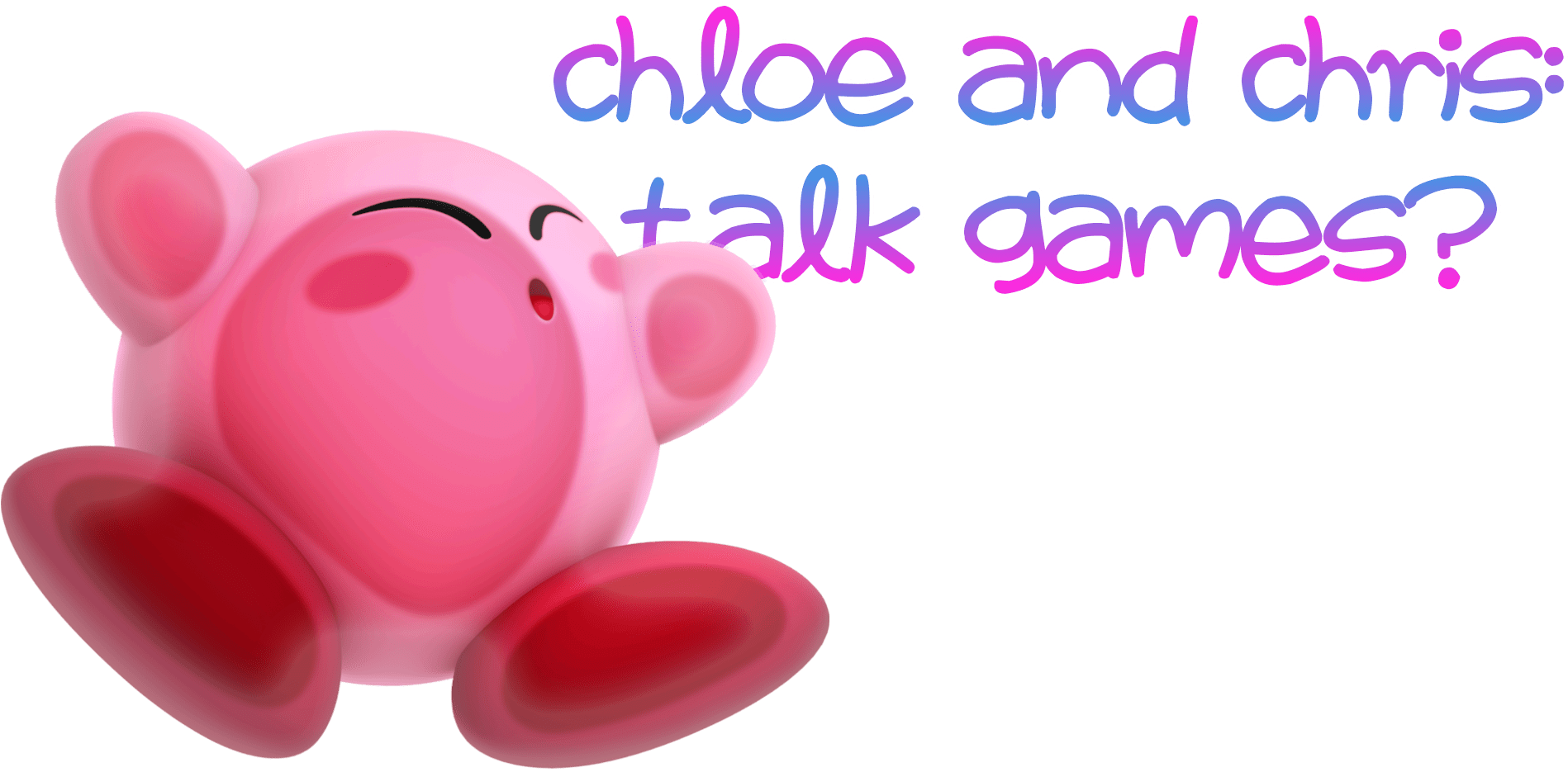 Episode 2 Kirby And Drawful - Chloe And Chris: Talk Games? (2048x1152), Png Download