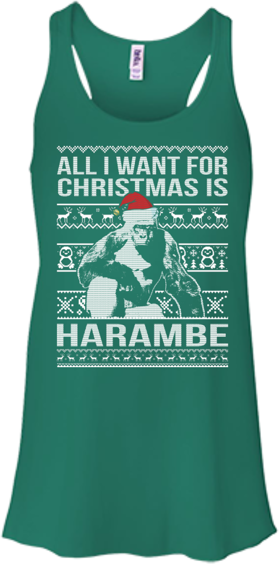 All I Want For Christmas Is Harambe Christmas Sweater (1155x1155), Png Download
