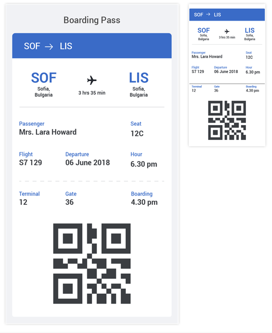 Telerik Ui For Xamarin - Barcode (530x647), Png Download