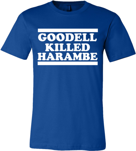 Goodell Killed Harambe- Tees/tanks/hoodies - Cats And Tats Shirt (480x480), Png Download