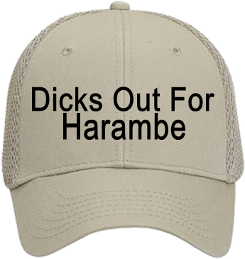 Dicks Out For Harambe Dicks Out For Harambe Dicks Out - Baseball Cap (428x400), Png Download