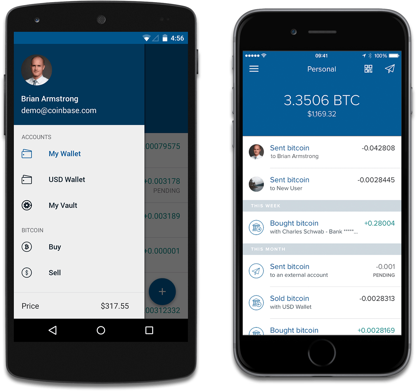 The Update Also Allows Coinbase's - Cryptocurrency Wallet (1442x1421), Png Download