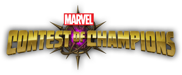 Play Marvel Contest Of Champions On Pc - Marvel: Contest Of Champions (596x248), Png Download