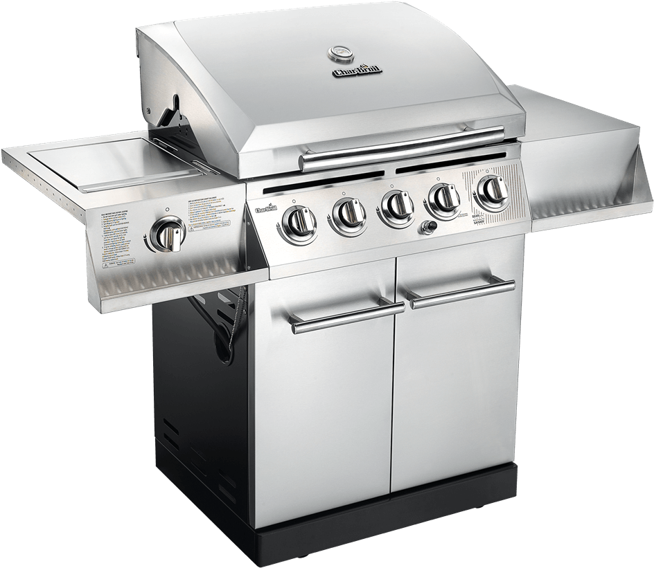 Target Barbecue Grill Incredible Traditional 5 Burner - Char-broil Gas Grill With 5 Burner - Silver (1000x1000), Png Download