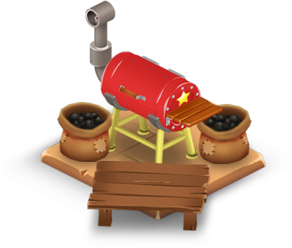 Bbq Grill Mastered - Hay Day Machines (588x588), Png Download