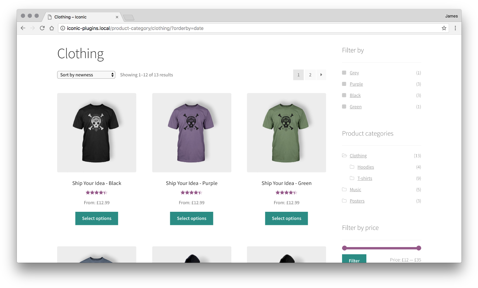 Woocommerce Show Variations On Shop Page - Design (1580x986), Png Download