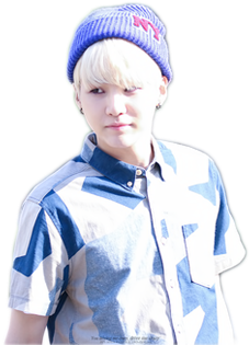 Icon And Bts Image - Blue Yoongi Png (500x333), Png Download