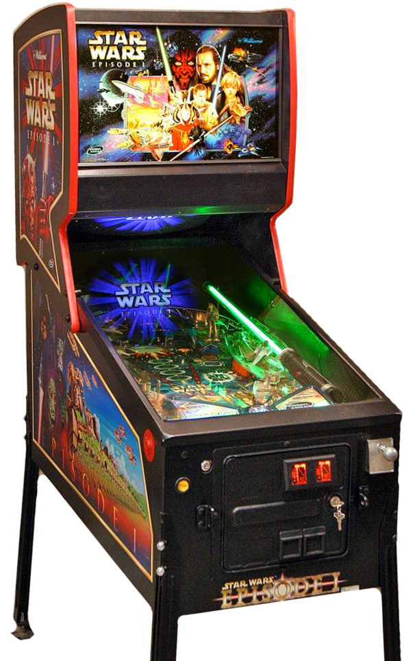 Rdm Multitab - Star Wars Episode I Pinball Machine By Williams (622x977), Png Download