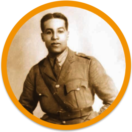 Walter Tull's Father Arrived In England From Barbados - Walter Tull (452x452), Png Download