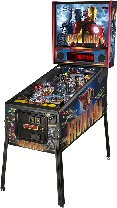 These Games Will Not Operate In Countries With 50 Cycle - Stern Iron Man Pinball Machine (480x750), Png Download