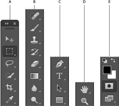 Retouching And Painting Tools - Jpeg (405x362), Png Download