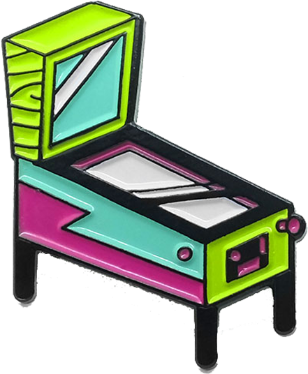 Pinball Pin - Lapel Pin (1000x1000), Png Download