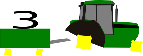 Tractor Png - Clip Art (600x223), Png Download