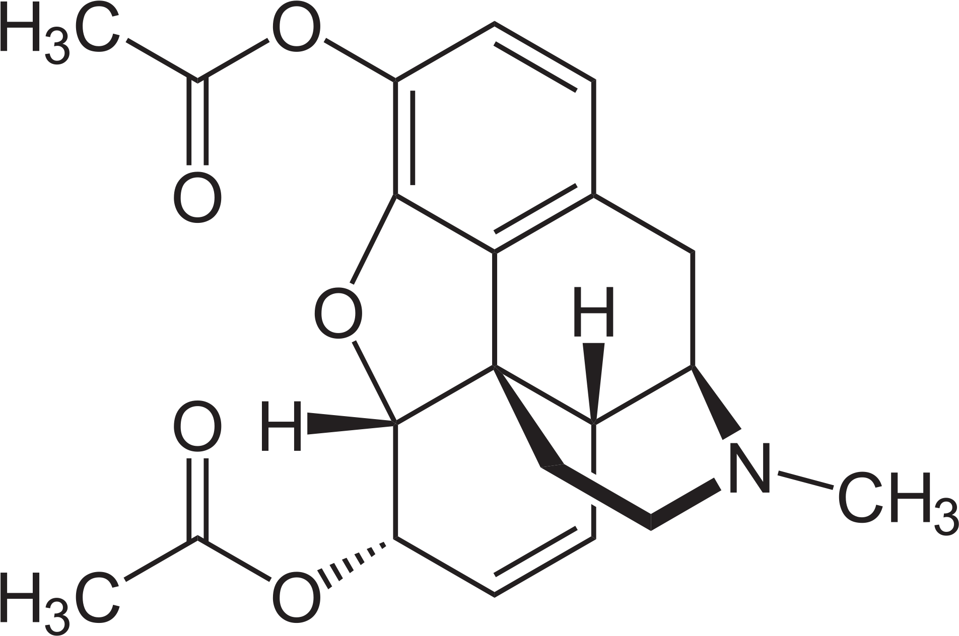 Open - Heroin: Chemical Structure And Formula Mugs (2000x1331), Png Download