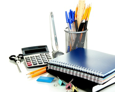 Office Stationery - Stationery And Office Supplies (595x300), Png Download