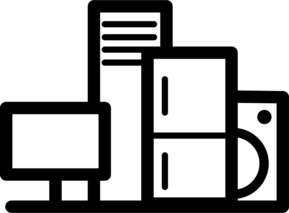 Home Appliance Management - Home Appliances Icon Png (980x724), Png Download