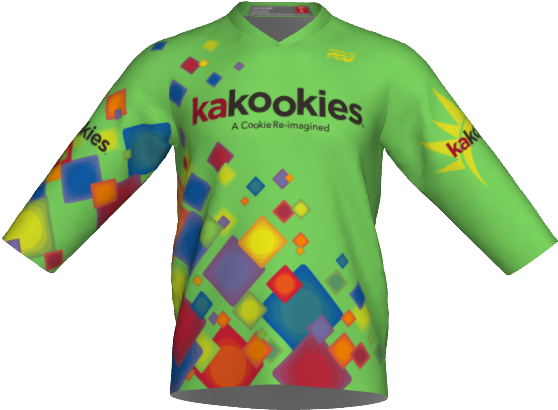 Kakookies Colorful Abstract Men's Short Sleeve Cycling - Cycling Jersey (603x603), Png Download