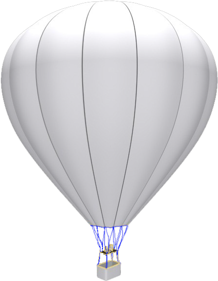 Hot Air Balloon (600x600), Png Download