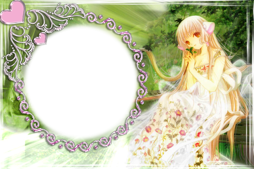 Photo Frame - Anime Heroine - Chobits Omnibus: V. 2 By Clamp (498x331), Png Download