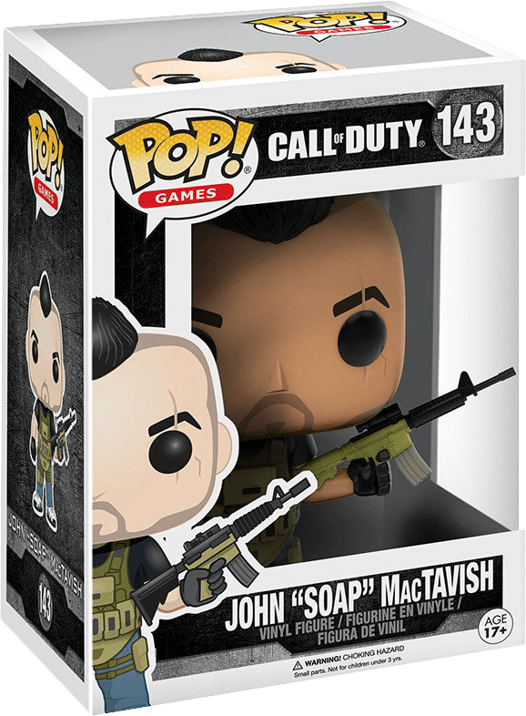 Funko Pop Games Call Of Duty John Soap Mactavish - Eleven With Eggos Funko Pop (578x786), Png Download