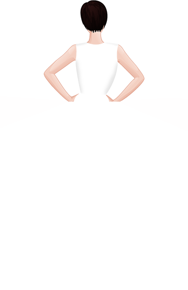 08cf2 Base Back High Neck Tops Outline - Portable Network Graphics (366x564), Png Download