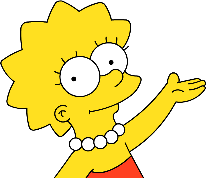 Simpson Lisa (740x630), Png Download