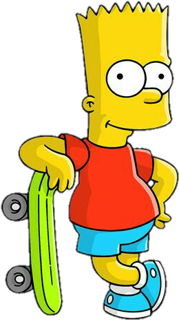 Los Simpsons~ - Bart Simpson Jpg (369x508), Png Download