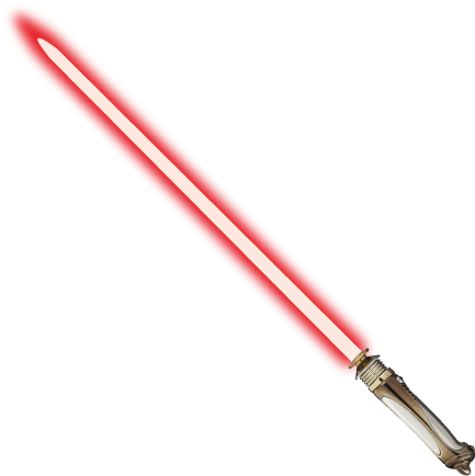 Darth Sidious' Electrum Sith Lord Lightsaber - Darth Maul (500x500), Png Download