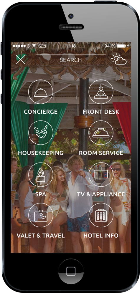 Enhancing The Guest Experience With A Concierge App - Concierge (542x1024), Png Download