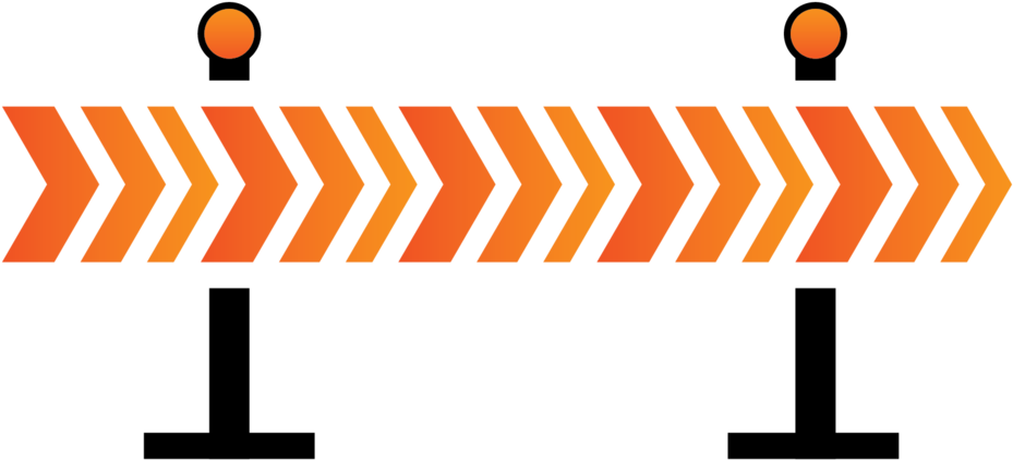 Fitz Forward Construction Barrier-01 - Barrière Construction Png (1000x1000), Png Download