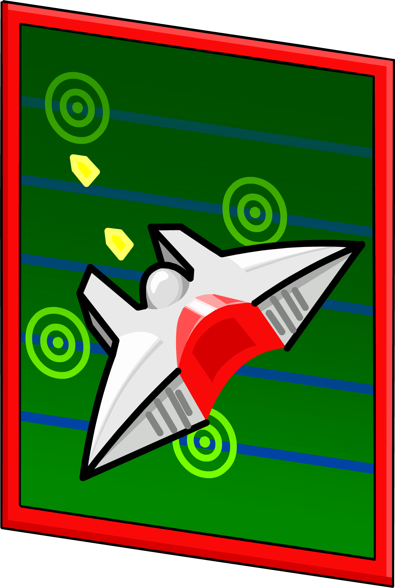 Astro Barrier Poster Sprite 003 - Club Penguin (1265x1880), Png Download