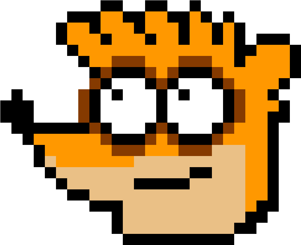 Rigby - Pixel Art Regular Show (1188x1188), Png Download