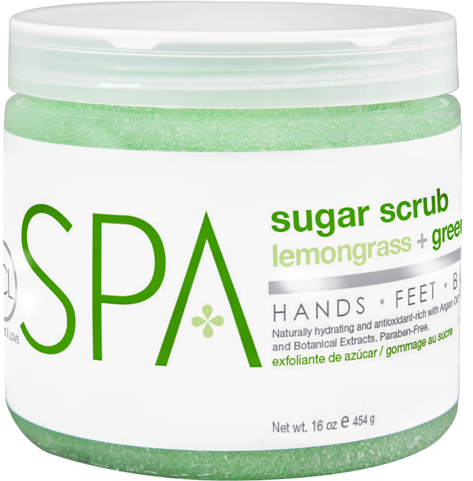 Spa Lemongrass Green Tea Sugar Scrub 16oz - Bcl Spa Lemongrass + Green Tea Sugar Scrub 16oz (2400x2400), Png Download