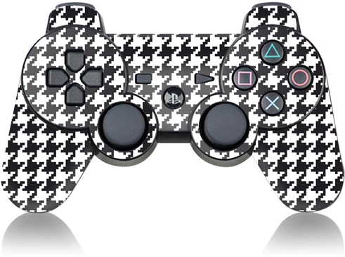 Sony Ps3 Controller “pied De Poule” - Drink Coaster (500x371), Png Download