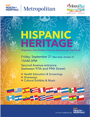 Hispanic Heritage - Nyc Health + Hospitals (940x470), Png Download