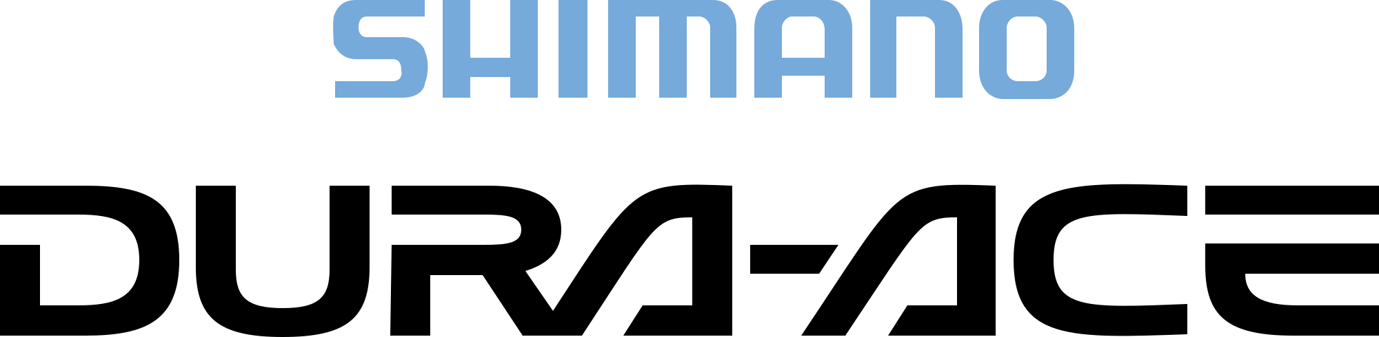 Open - Shimano Dura Ace Logo (2000x490), Png Download