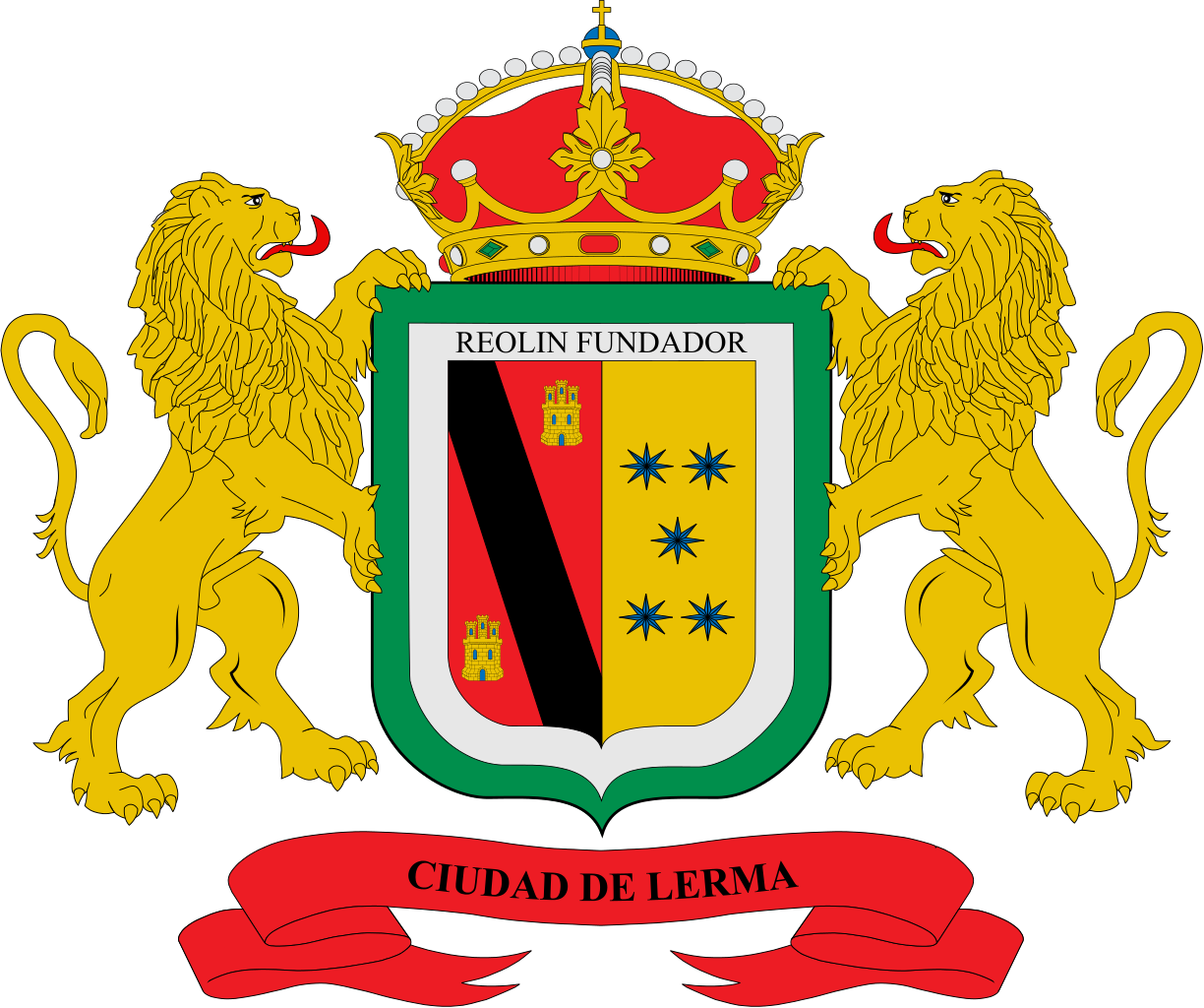 Escudo De Lerma - Lerma Escudo (1224x1024), Png Download