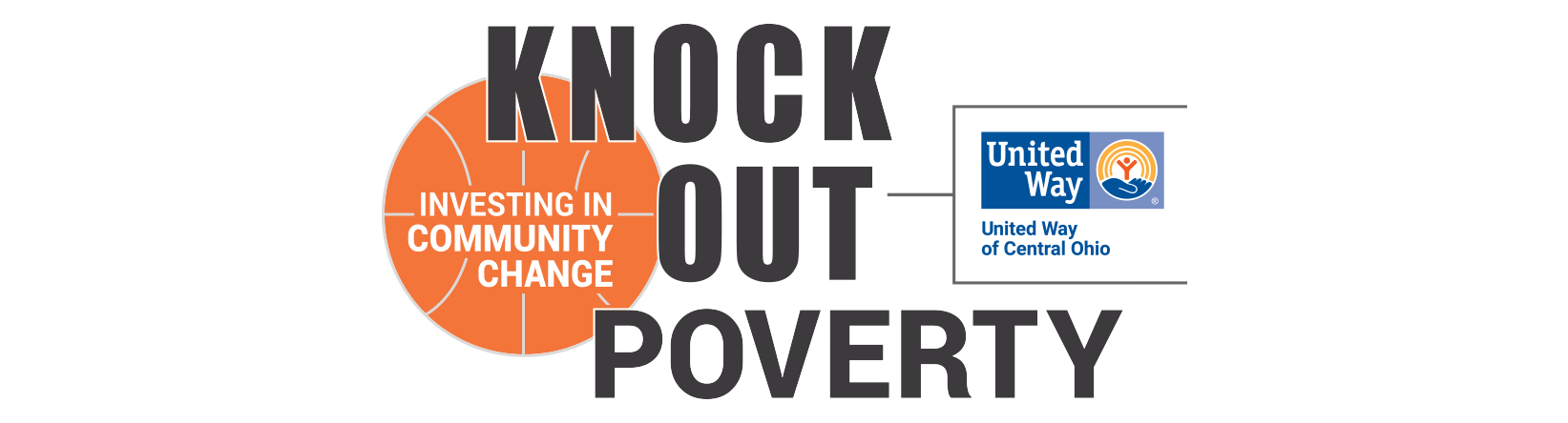 Knock Out Poverty Donation » Knock Out Poverty - United Way (1643x444), Png Download