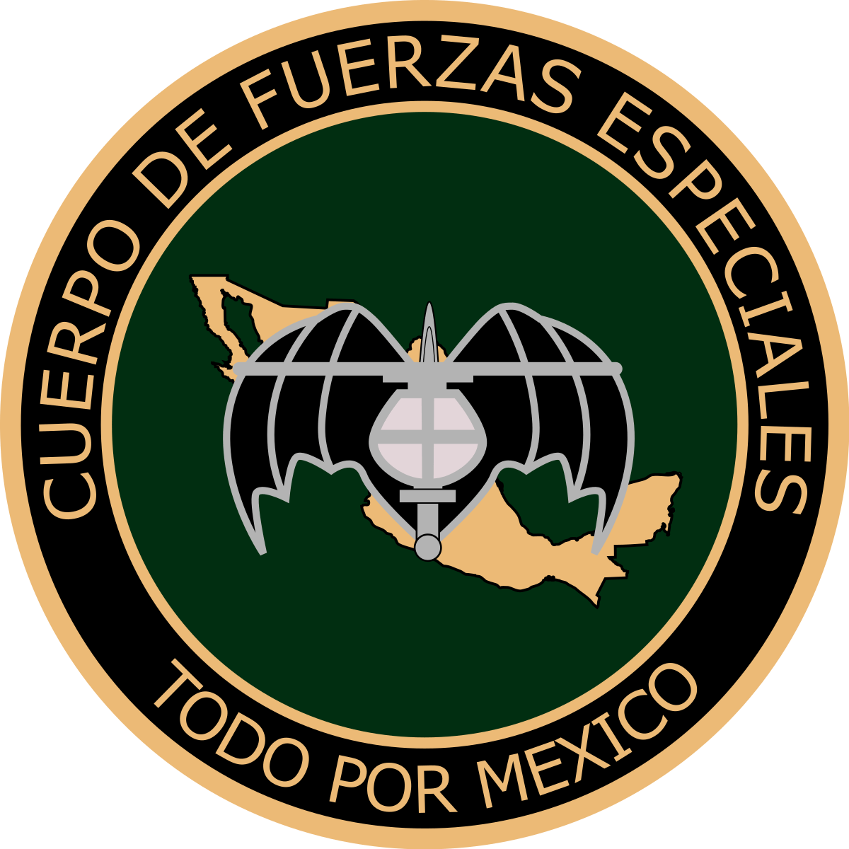 Escudo Del Cuerpo De Fuerzas Especiales Del Ejército - Cuerpo De Fuerzas Especiales (784x784), Png Download