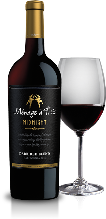 Midnight - Menage A Trois Lavish Merlot (453x732), Png Download