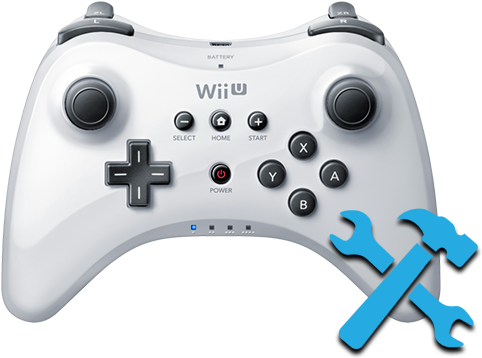 Wii U Pro Controller Design - Nintendo Wii U (500x500), Png Download