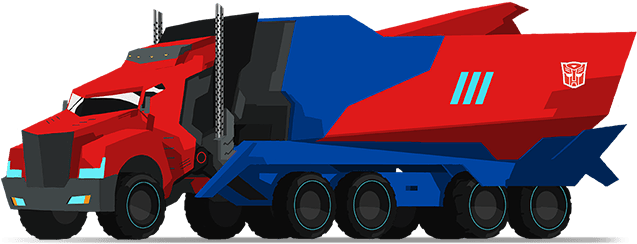 Dlv3jqb - Transformers Robots In Disguise Optimus Prime Truck (790x748), Png Download